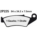 Front brake pads Nissin Honda CRE 450 F 2002 -  type NS