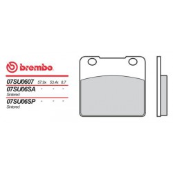 Přední brzdové destičky Brembo Suzuki 700 VS GLFG 1986 -  směs SA