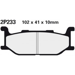 Front brake pads Nissin Yamaha FZX 250 Zeal 1991 - 1992 type NS