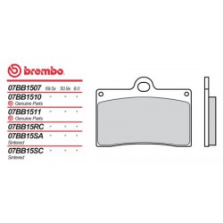 Predné brzdové doštičky / obloženie Brembo Bimota 650 BB1 SUPERMONO 1997 -  směs SA