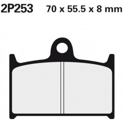 Přední brzdové destičky Nissin Suzuki GSX 1100 F 1993 -  směs NS