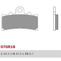Přední brzdové destičky Brembo BMW 313 G 310 R 2016 -  směs SC
