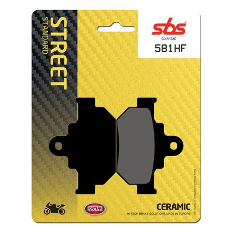 Přední brzdové destičky SBS Suzuki RM 125  1985 - 1986 směs HF
