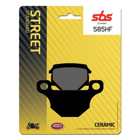 Přední brzdové destičky SBS Suzuki GS 125 E, Katana 1990 - 1994 směs HF