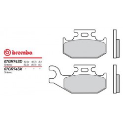 Přední brzdové destičky Brembo Suzuki 700 LT-A KING QUAD 2005 -  směs SD