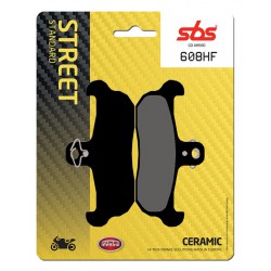 Přední brzdové destičky SBS Aprilia AF-1 125  1988 směs HF