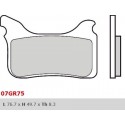 Přední brzdové destičky Brembo Aprilia 550 SXV 2006 - 2014 směs SX