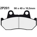 Přední brzdové destičky Nissin Honda CBX 1000 1981 - 1982 směs SS