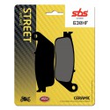 Přední brzdové destičky SBS Daelim VT 125 Magna 1997 - 1999 směs HF