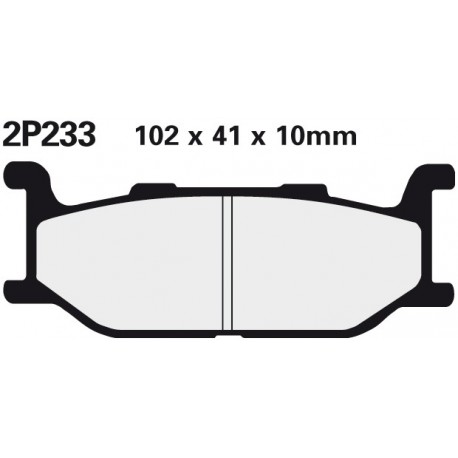 Front brake pads Nissin Yamaha XJ 900 S, Diversion 1994 - 2003 type NS