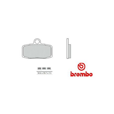 Přední brzdové destičky Brembo KTM 85 SX 2012 -  směs SX