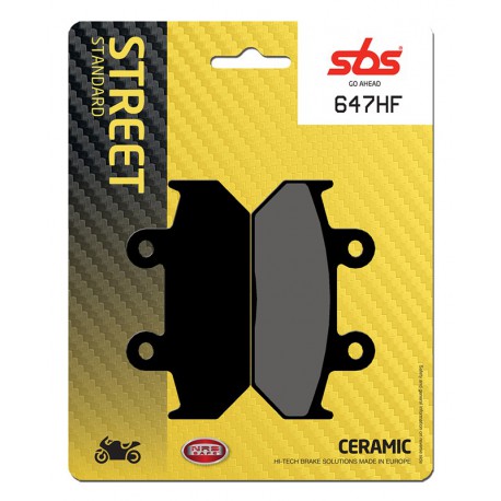 Vorne bremsbeläge SBS Honda GLX 1500  1988 - 1999 směs HF