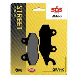 Přední brzdové destičky SBS Kymco  150 Hipster 2001 - 2006 směs HF