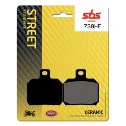 Přední brzdové destičky SBS Derbi GPR 50 Nude 2004 - 2010 směs HF