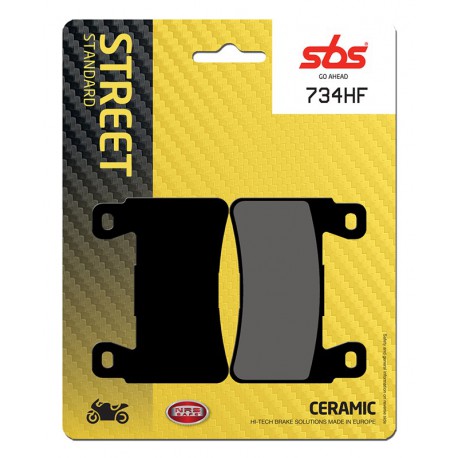 Front brake pads SBS Hyosung GD 125 EXIV 2012 - 2016 směs HF