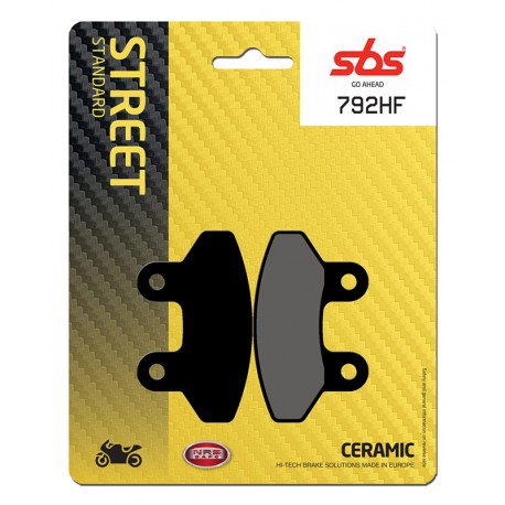 Přední brzdové destičky SBS Rieju RS2 125 Pro 2008 - 2012 směs HF