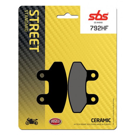 Front brake pads SBS SYM VS 150  2007 - 2015 směs HF