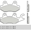 Přední brzdové destičky Brembo Suzuki 400 BURGMAN (right caliper) 2007 -  směs XS