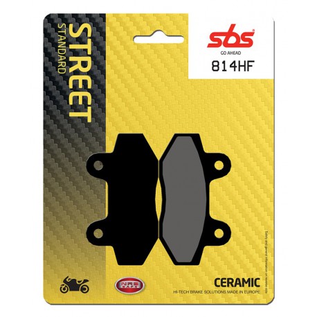 Přední brzdové destičky SBS Hyosung GT 125 Comet 2004 - 2006 směs HF