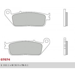 Přední brzdové destičky Brembo Peugeot 400 GEOPOLIS 2008 -  směs XS