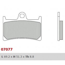 Vorne bremsbeläge Brembo Yamaha 500 T MAX 2008 - 2011 typ XS