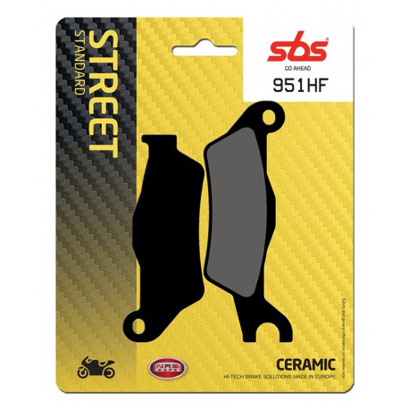 Přední brzdové destičky SBS Suzuki GSX-S 125 MLX 2017 - 2019 směs HF