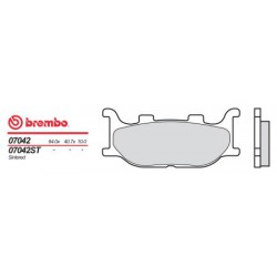 Přední brzdové destičky Brembo Italjet 125 JUPITER 2002 -  směs XS