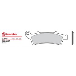 Přední brzdové destičky Brembo Aprilia 125 ATLANTIC 2003 -  směs XS