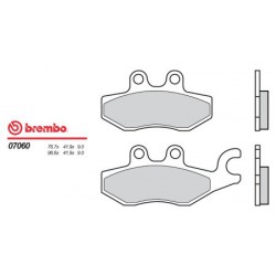 Přední brzdové destičky Brembo Piaggio 400 X8 ie left caliper 2006 -  směs XS