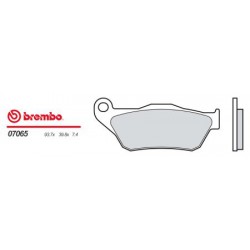 Přední brzdové destičky Brembo Yamaha 125 X MAX 2006 - 2009 směs XS