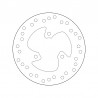 Front brake disc Brembo PIAGGIO 80 TYPHOON 1996 - 