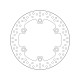Vorne Bremsscheibe Brembo HONDA 400 SILVER WING 2006 - 2008