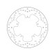 Přední brzdový kotouč Brembo PIAGGIO 300 BEVERLY TOURER EURO3 2009 - 