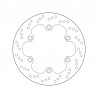 Vorne Bremsscheibe Brembo HONDA 600 SILVER WING ABS 2003 - 