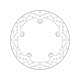 Přední brzdový kotouč Brembo HUSQVARNA 900 NUDA R 2011 - 