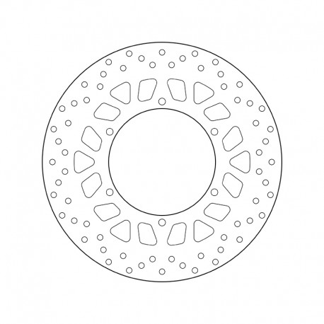 Vorne Bremsscheibe Brembo YAMAHA 400 SR 2014 - 
