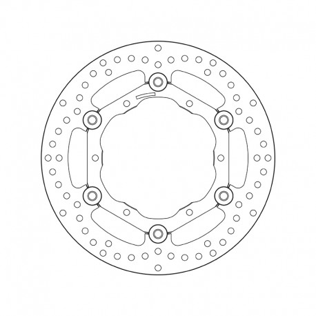 Přední brzdový kotouč Brembo YAMAHA 125 WR 2001 - 2007