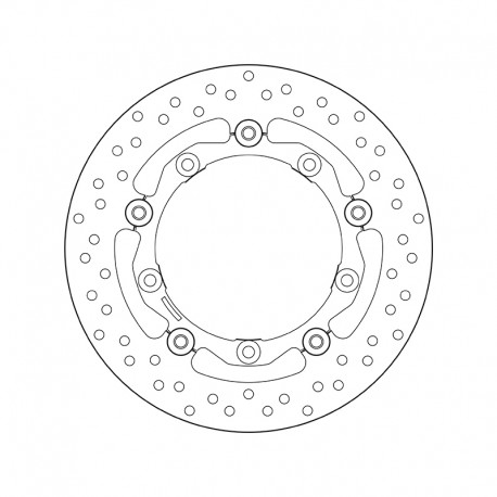 Přední brzdový kotouč Brembo YAMAHA 500 T MAX BLACK MAX 2004 - 2007