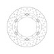 Přední brzdový kotouč Brembo YAMAHA 500 T MAX 2008 - 2011