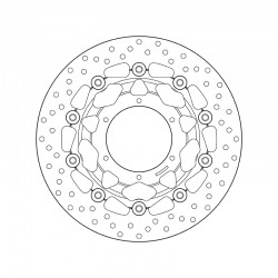 Front brake disc Brembo HONDA 600 HORNET 2007 - 2013