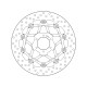 Front brake disc Brembo HONDA 600 HORNET / S 2000 - 2006