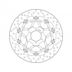 Front brake disc Brembo HONDA 600 HORNET / S 2000 - 2006