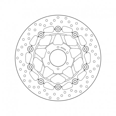 Front brake disc Brembo HONDA 600 HORNET / S 2000 - 2006