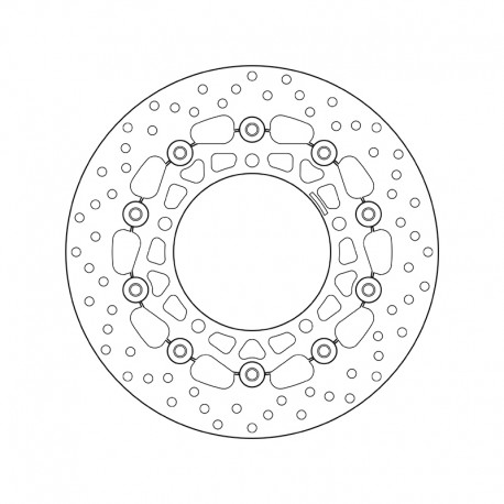 Přední brzdový kotouč Brembo SUZUKI 650 SV S ABS 2007 - 2009