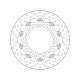 Přední brzdový kotouč Brembo YAMAHA 850 MT 09 ABS 2014 - 2016