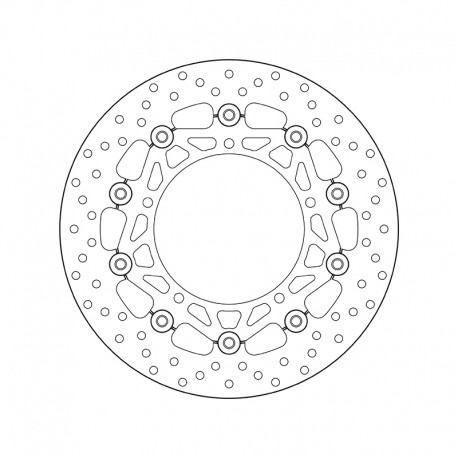 Přední brzdový kotouč Brembo YAMAHA 850 MT 09 ABS 2014 - 2016