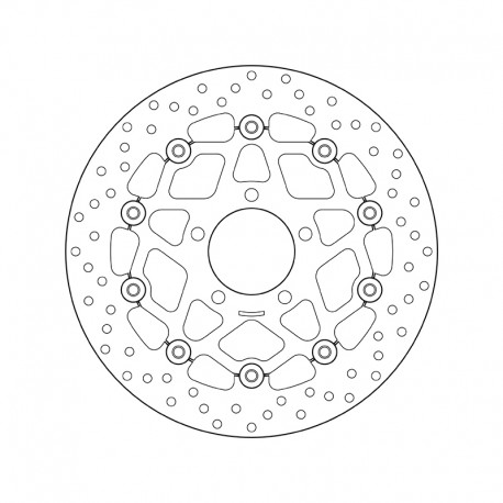 Vorne Bremsscheibe Brembo SUZUKI 1000 GSX R 2003 - 2004