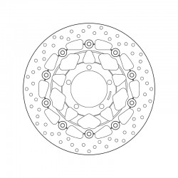 Přední brzdový kotouč Brembo TRIUMPH 675 STREET TRIPLE R 2007 - 2012