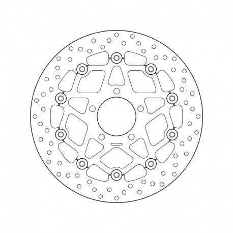 Vorne Bremsscheibe Brembo SUZUKI 1000 SV 2003 - 2007