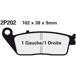 Přední brzdové destičky Nissin Honda CB 600 Hornet 2000 - 2001 směs ST